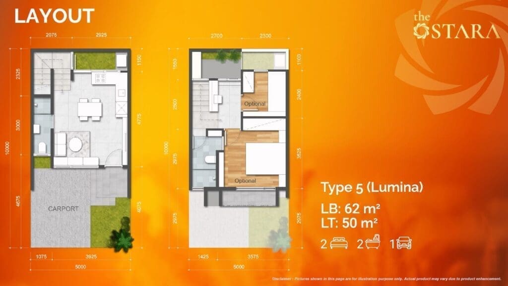 Layout Lumina The OStara