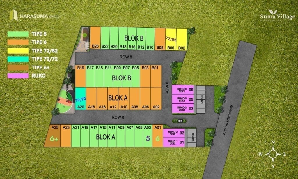 Siteplan Suma Village Karawaci