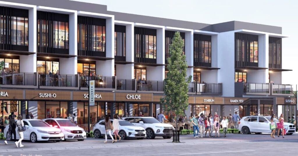 Facade Ruko Hampton Gading Serpong