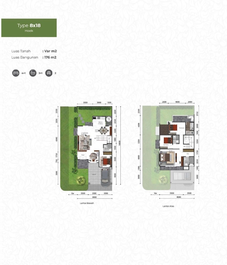 Layout 8x18 Pasadena Grand Residences