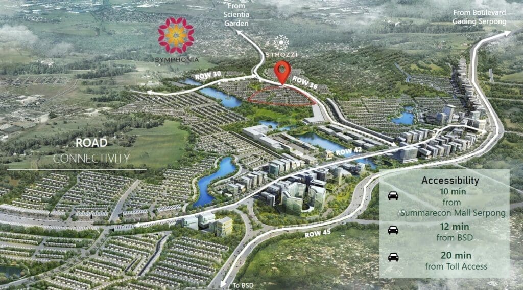 Lokasi Strozzi Summarecon Serpong