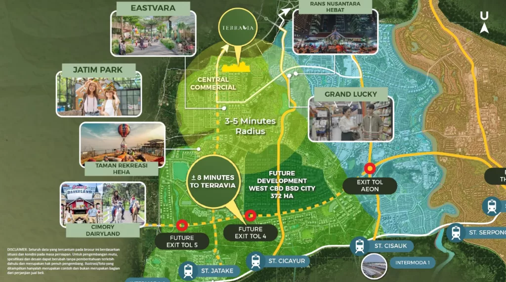 Lokasi Terravia BSD City