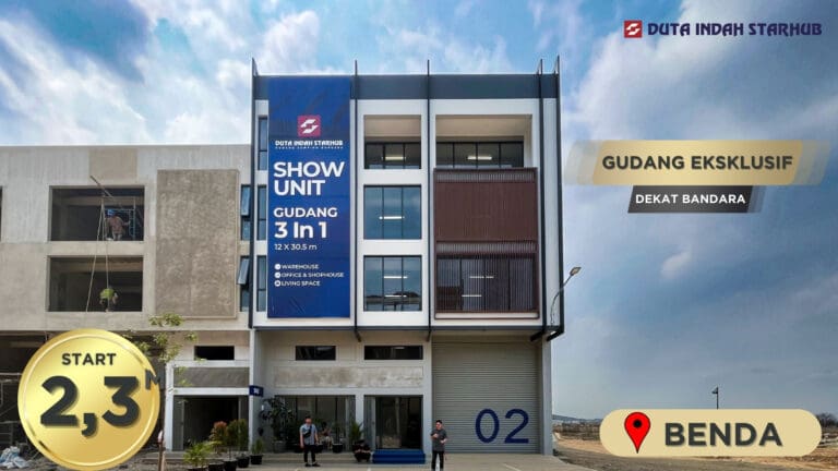 Read more about the article Duta Indah Starhub, Gudang samping Bandara Start 2 Miliar