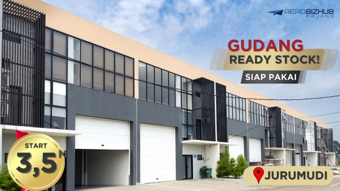 Read more about the article Gudang Aerobizhub Pajang – Pergudangan Modern samping Bandara Soetta