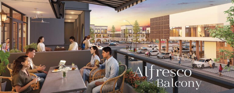 Alfresco balcony